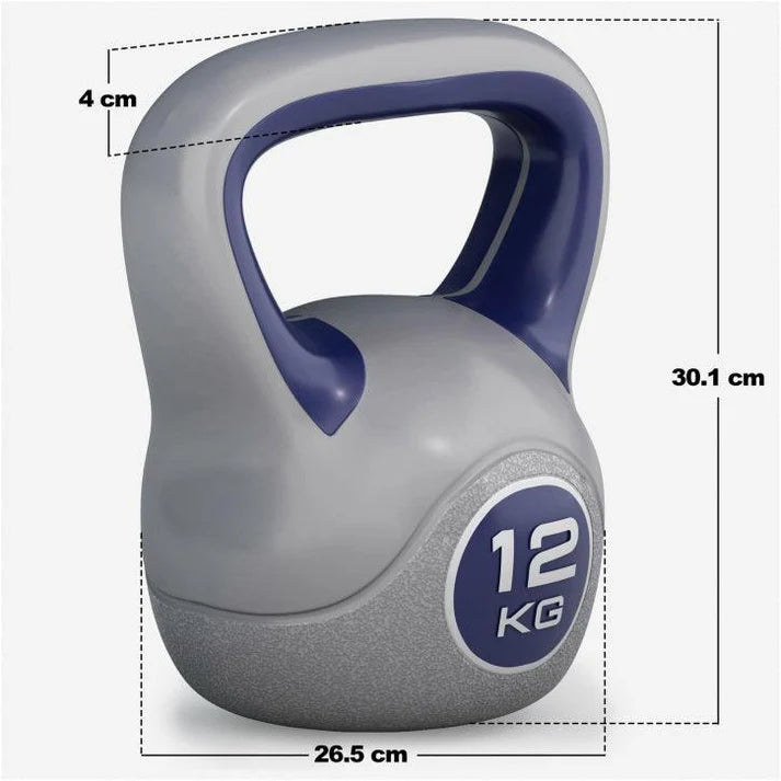 Contrast-kahvakuulasetti 8 kg, 10 kg ja 12 kg