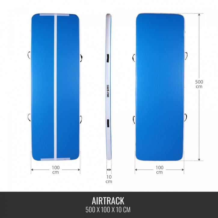 AirTrack ilmavolttirata 500 x 100 x 10 cm