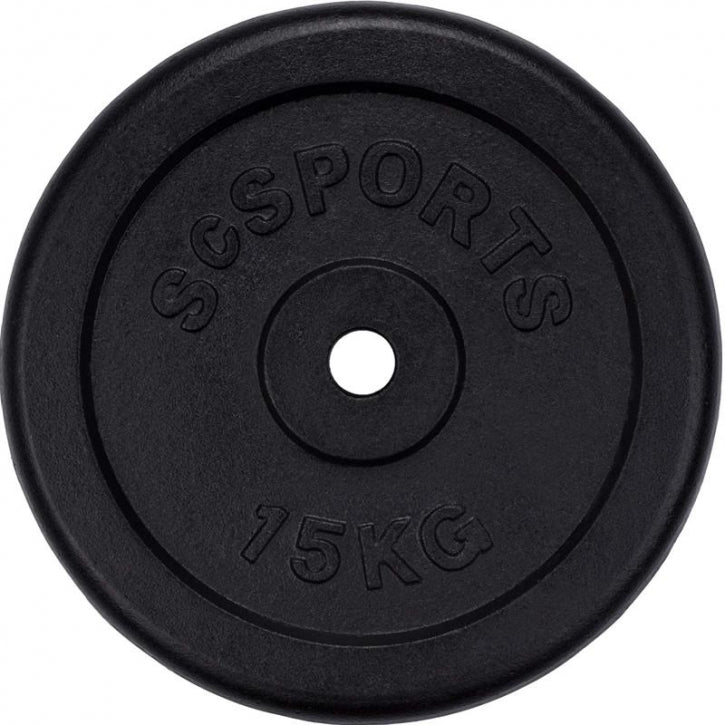 ScSPORTS levypainot 2 x 15 kg, 30 mm