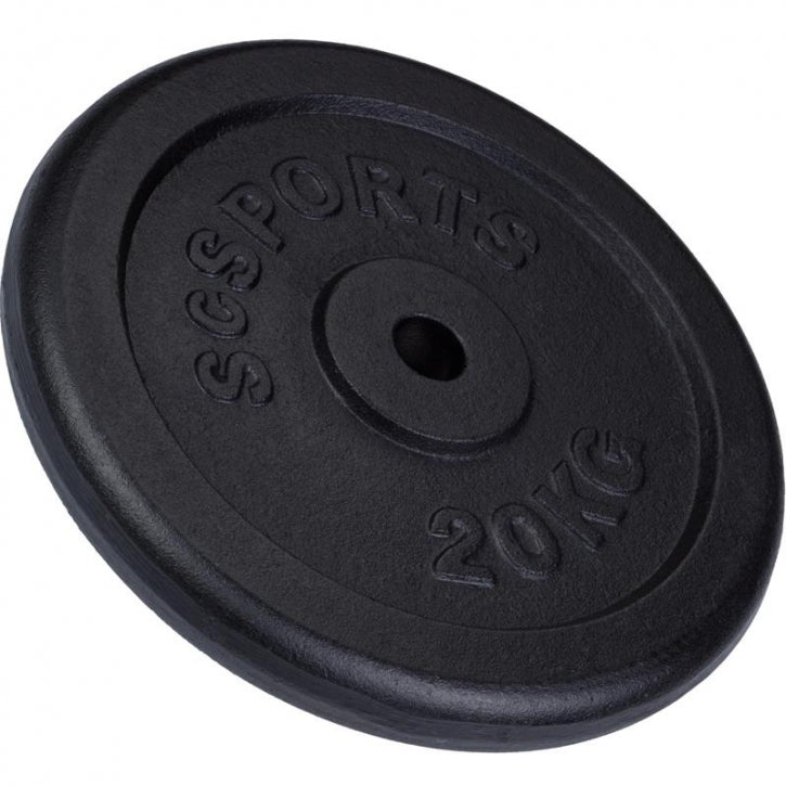 ScSPORTS valurautainen levypaino 20 kg, 30 mm