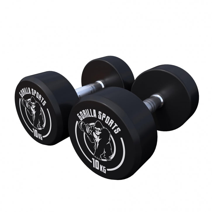 Pro-käsipainosarja 90 kg telineellä