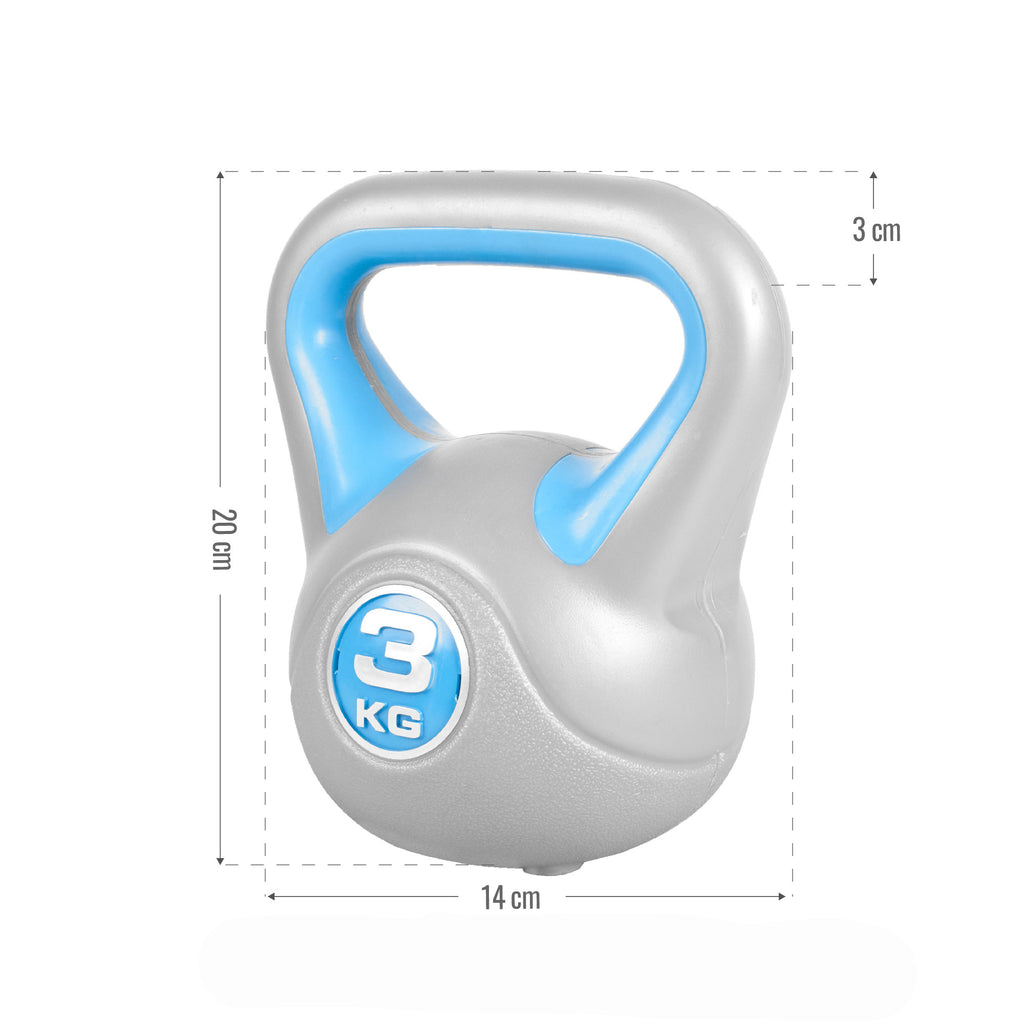 Contrast-kahvakuulasetti 3 kg, 6 kg ja 8 kg