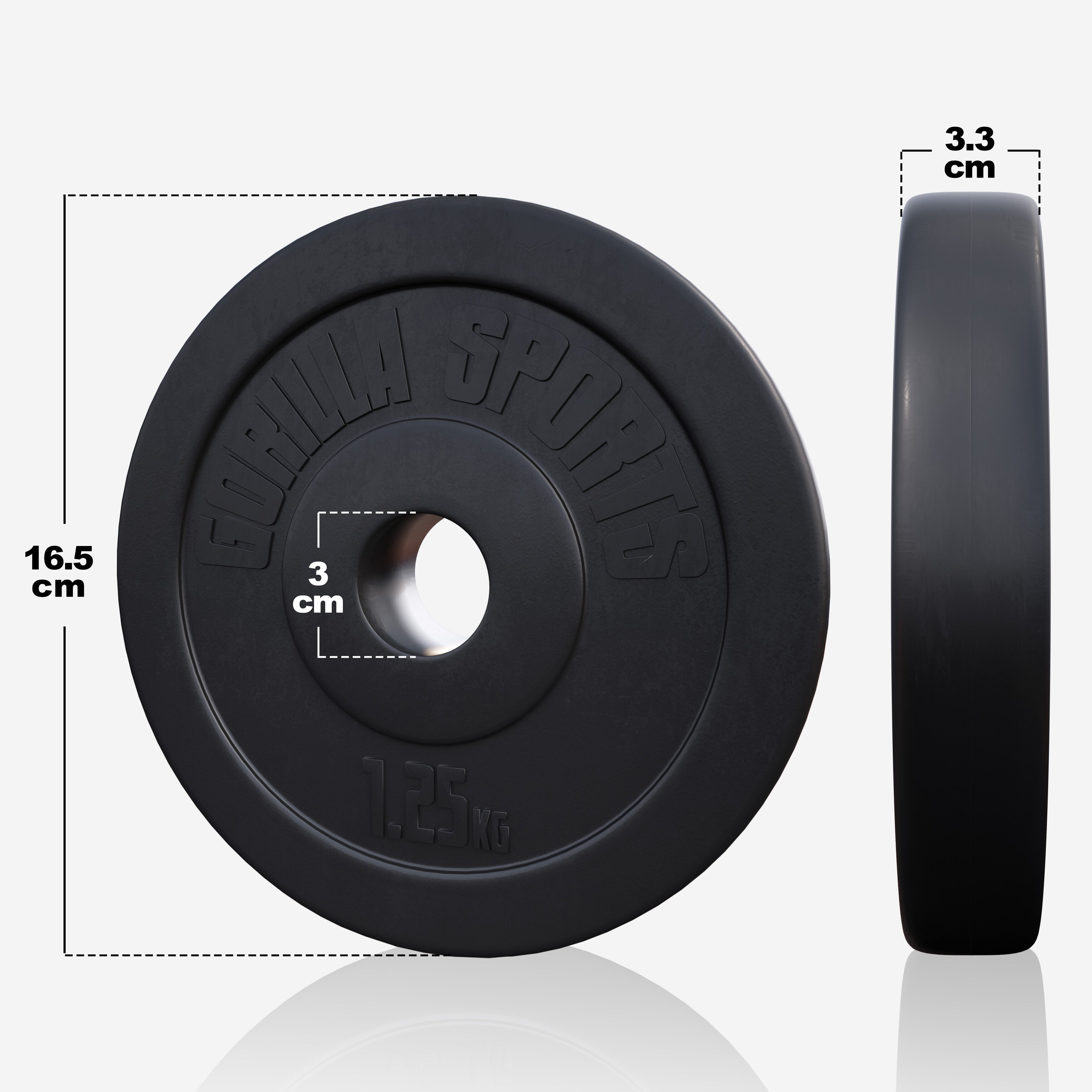 Vinyylinen levytankosarja 100 kg suoralla ja EZ-tangolla