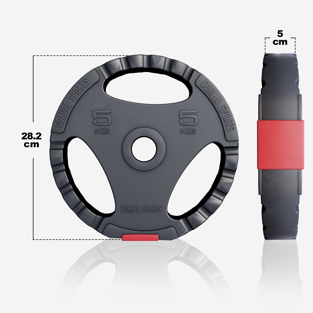Vinyyli Tri Grip levytankosarja 100 kg