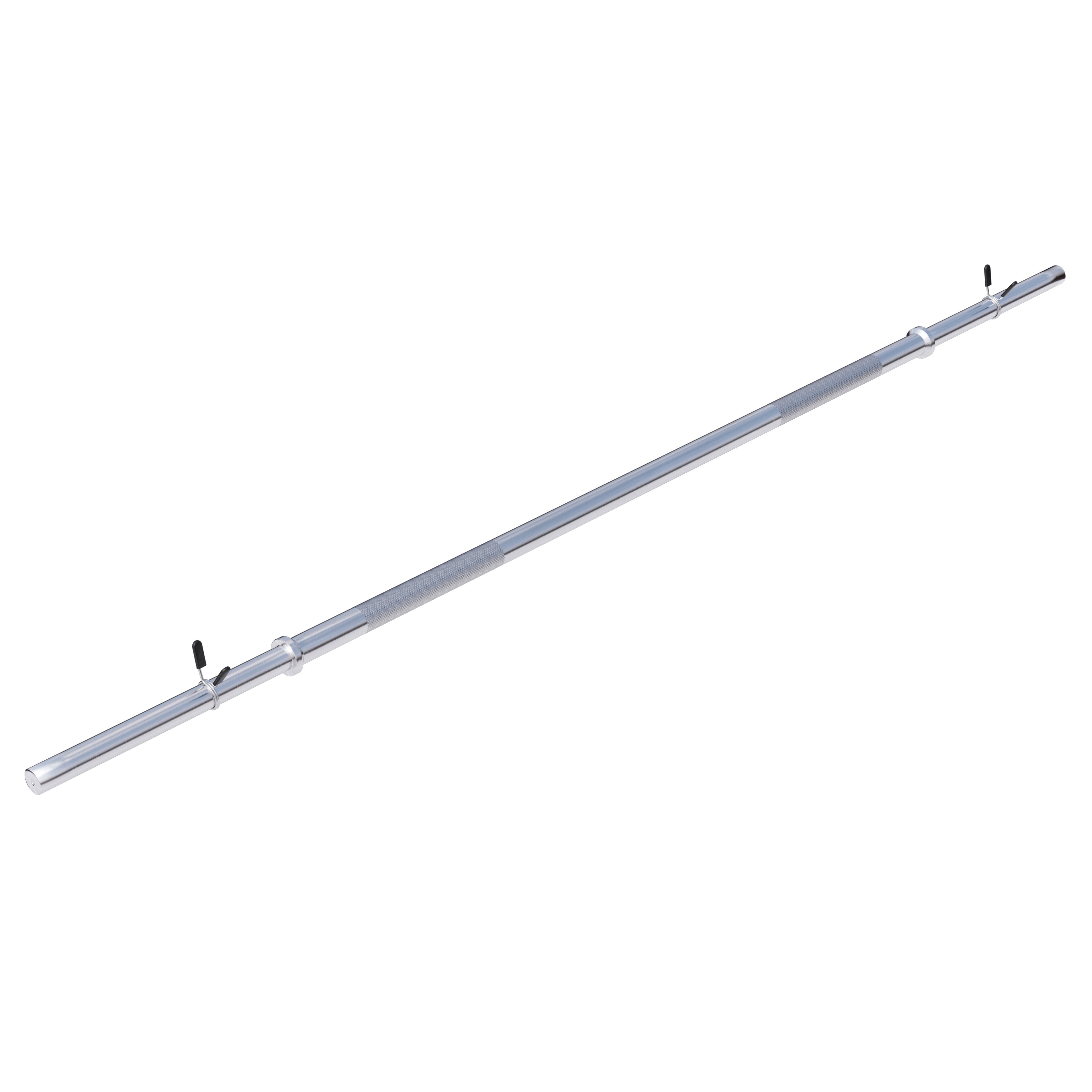 10 kg Suora levytanko 170 cm, jousilukoilla, 30 mm