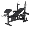 Säädettävä monitoimipenkki max 280 kg, Black Edition