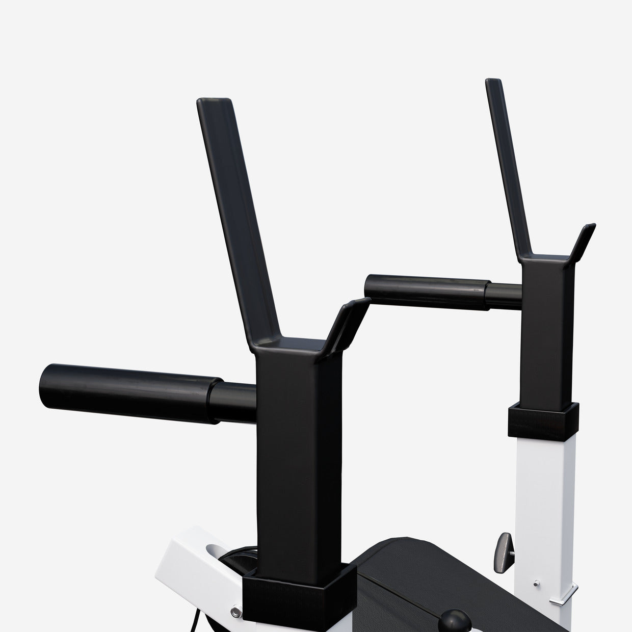 Säädettävä monitoimipenkki max 280 kg, valkoinen