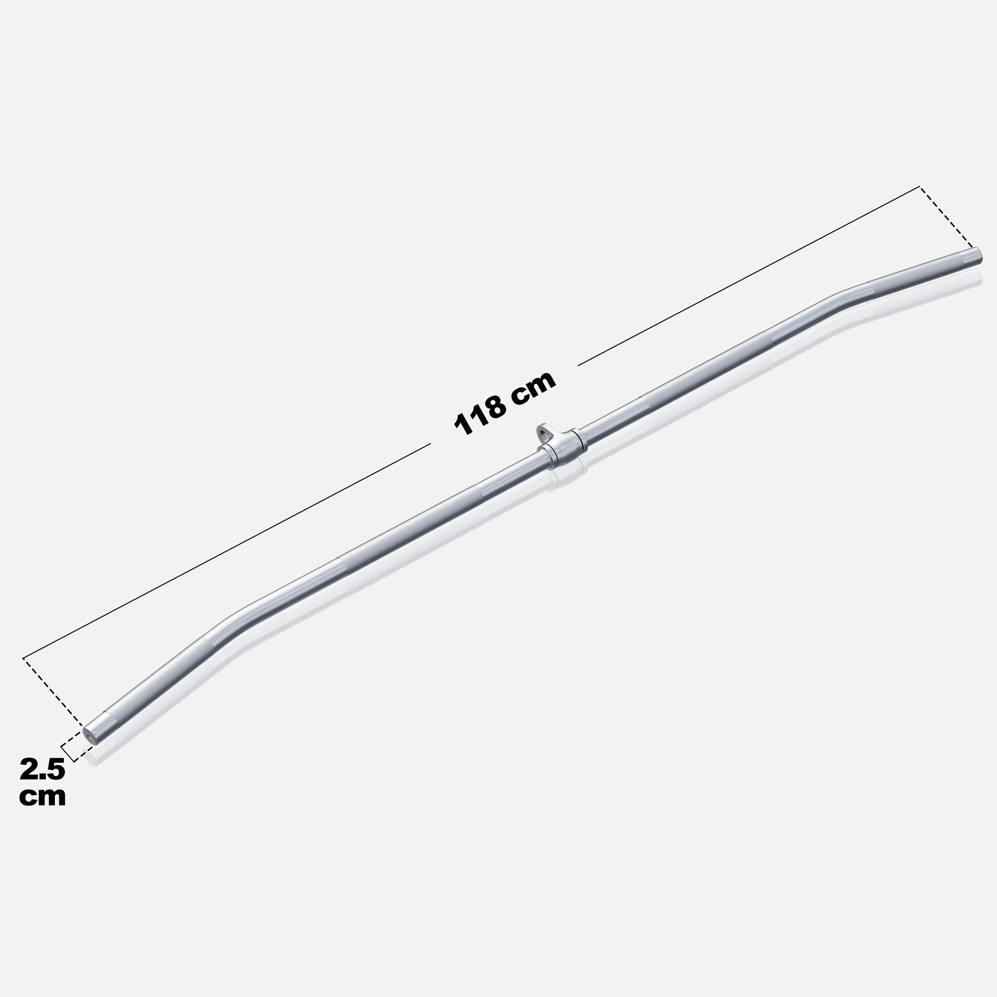 Pyörivä ylätaljatanko 118 cm