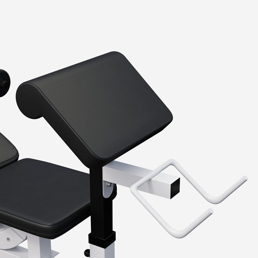 Monipuolinen painonnostopenkki + 108 kg levytankosarja