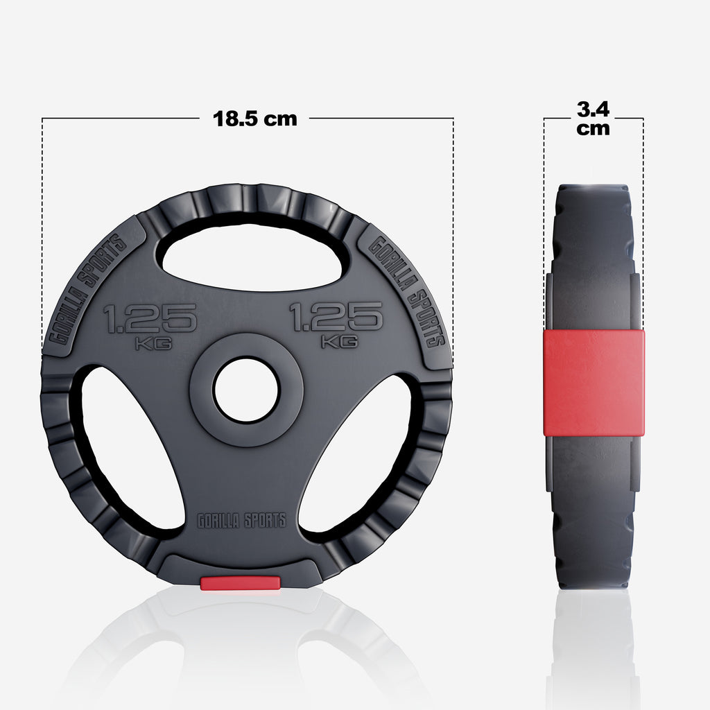Tri Grip vinyylilevypaino 1,25 kg 30 mm