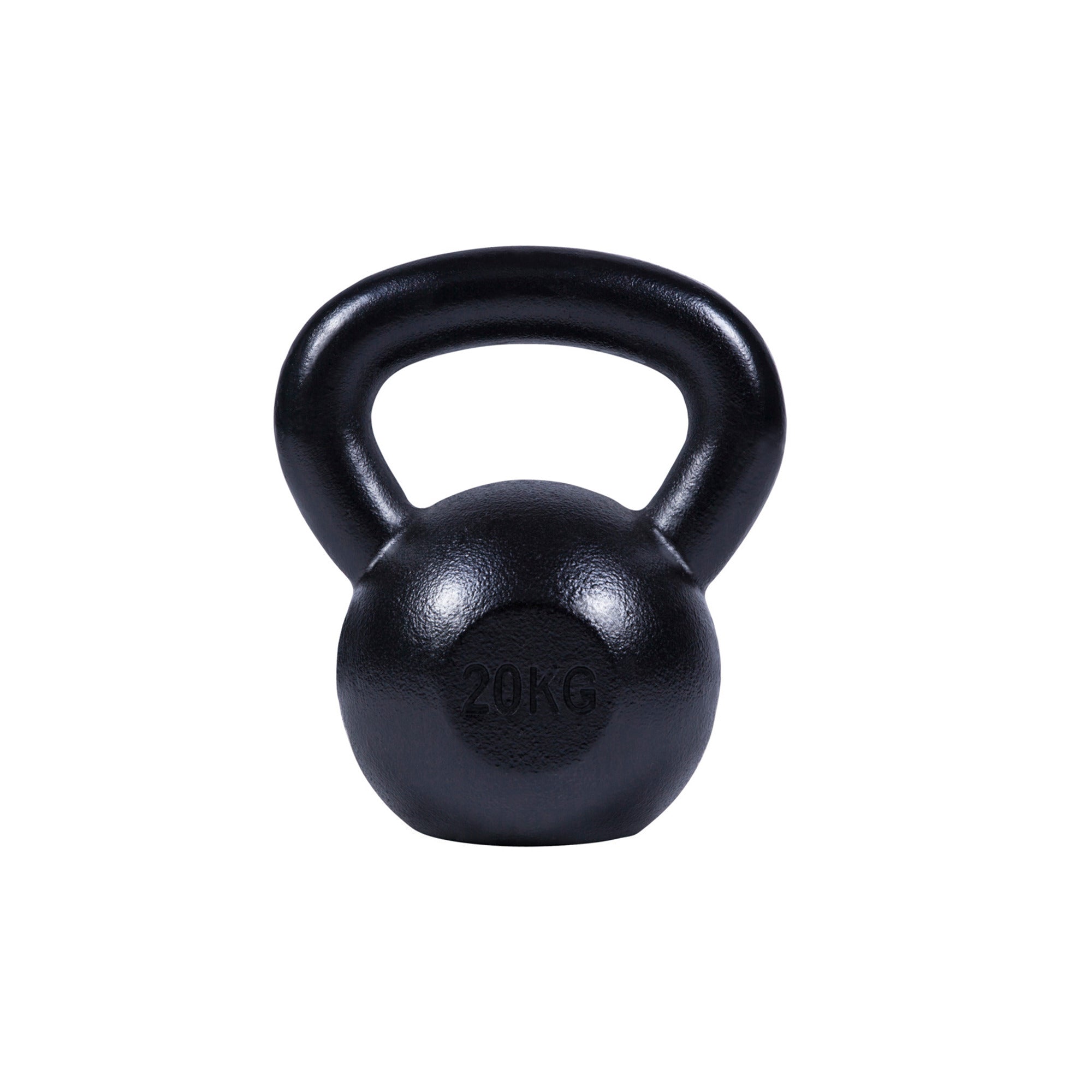 Valurautainen kahvakuula 2-32 kg, musta