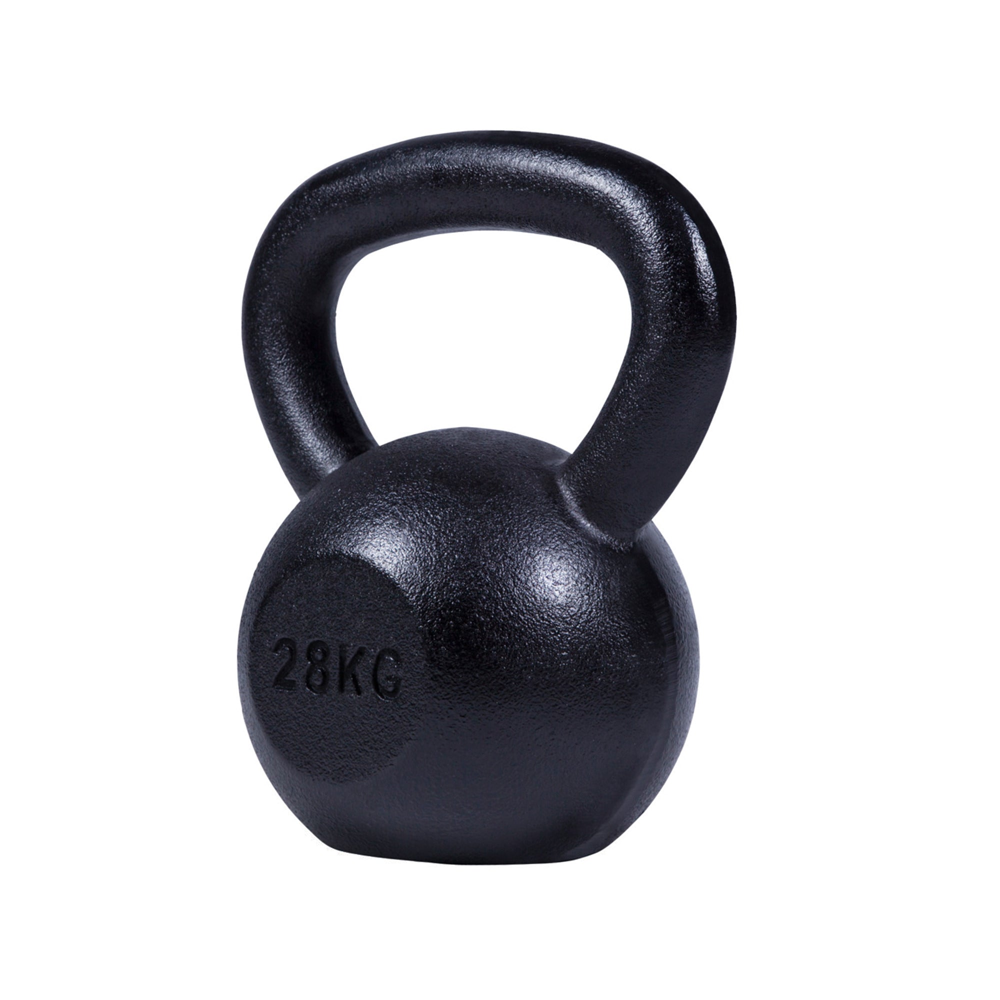 Valurautainen kahvakuula 2-32 kg, musta