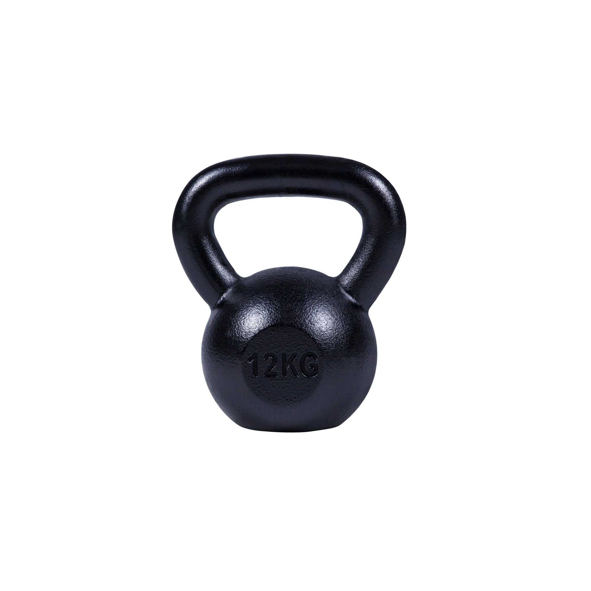 Valurautainen kahvakuula 2-32 kg, musta