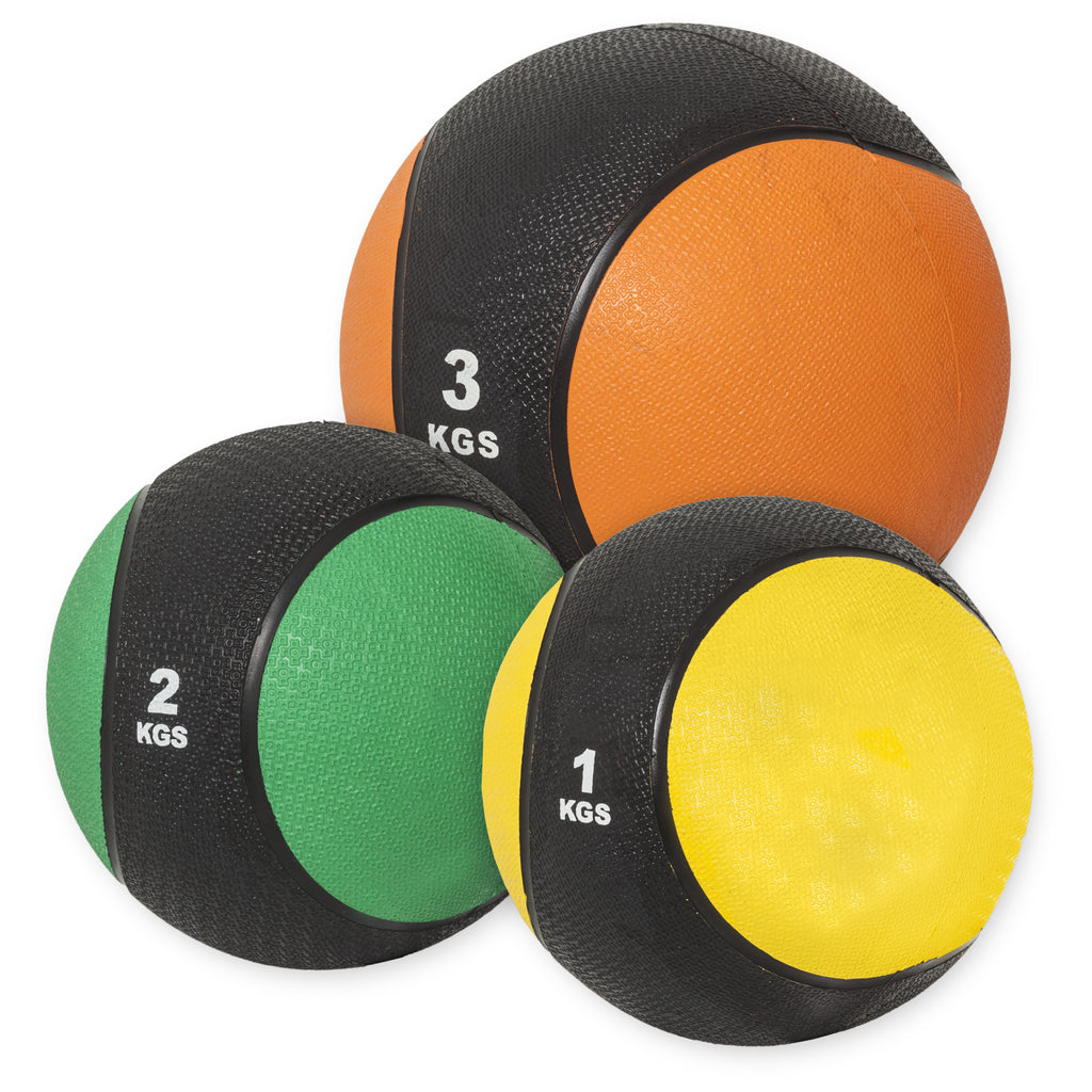 Kuntopallo 1–10 kg kumipinnalla