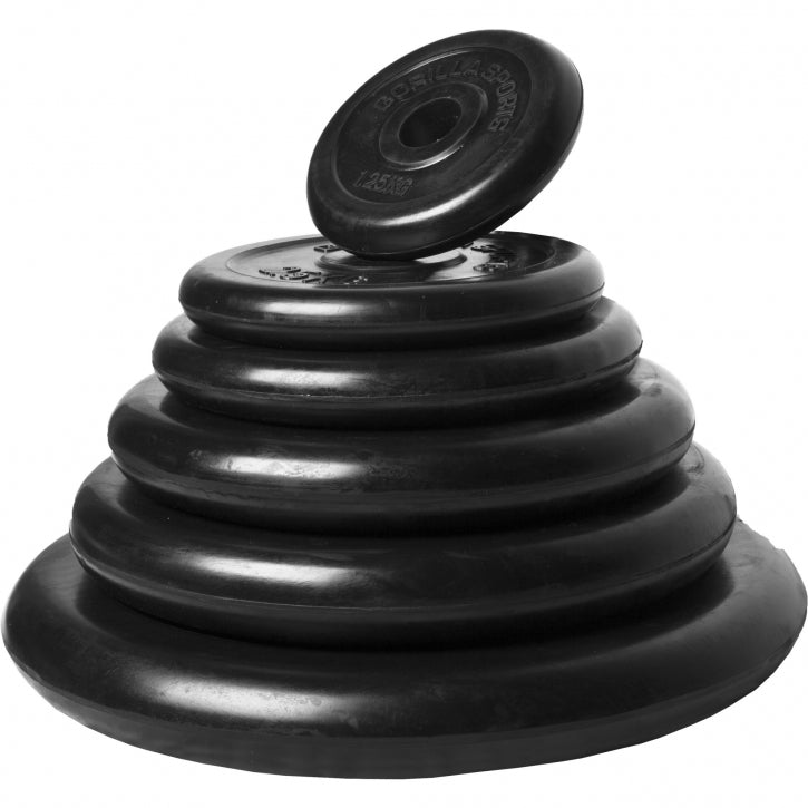 Kumipinnoitettu käsipainosetti 30 kg