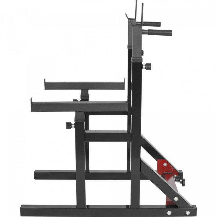 Säädettävä kyykkyteline levytankosarjalla 40 kg