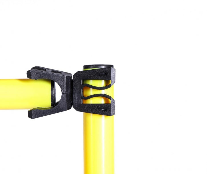 Korkeussäädettävä hyppyeste 10,5–150 cm, keltainen