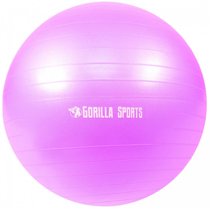 Matta jumppapallo 75 cm pumpulla, useita värejä