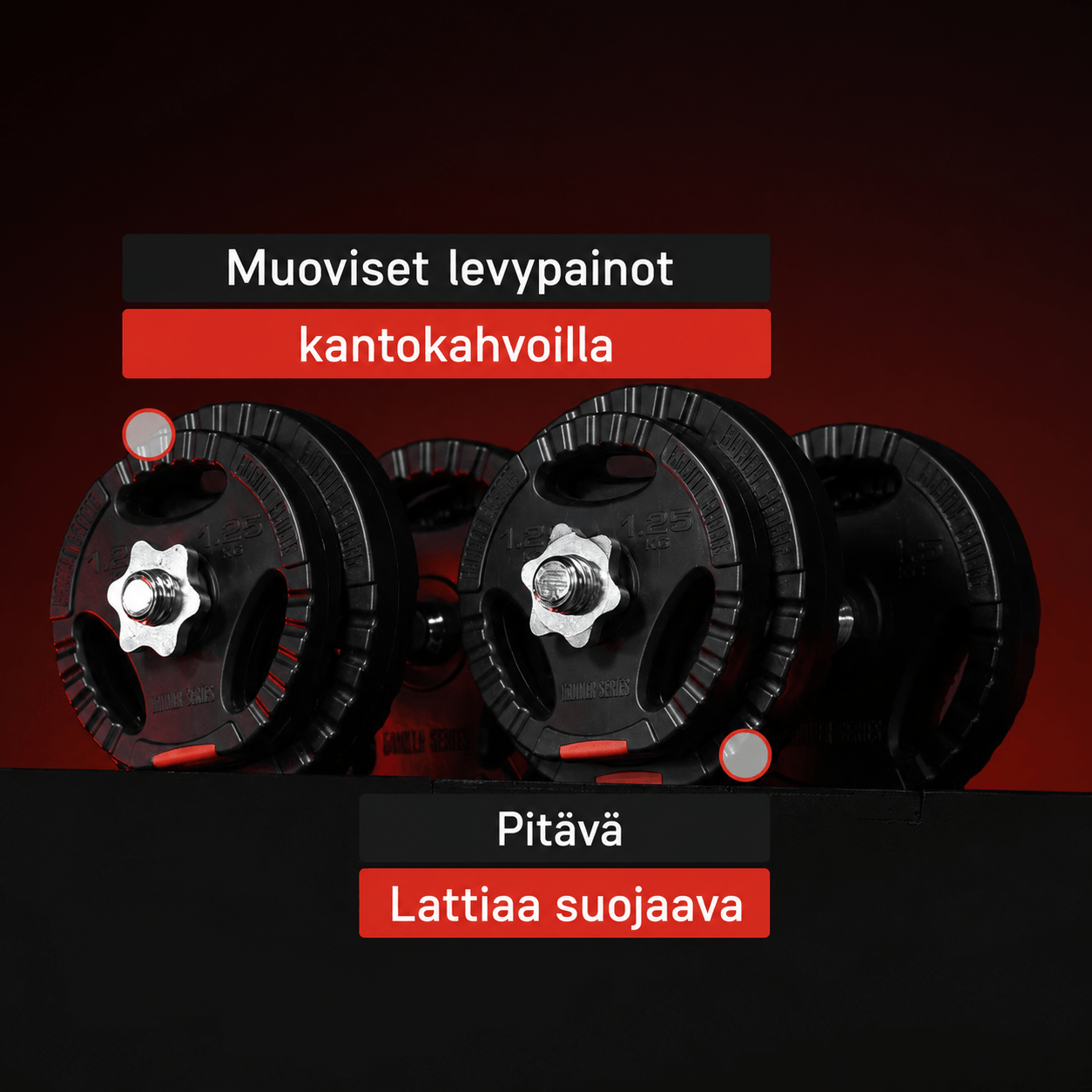 Vinüül Tri Grip kangikomplekt 100 kg